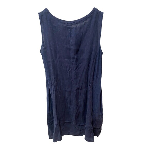 Cut Loose XL Linen blend Dress LAGENLOOK Dress with pockets - Picture 7 of 7